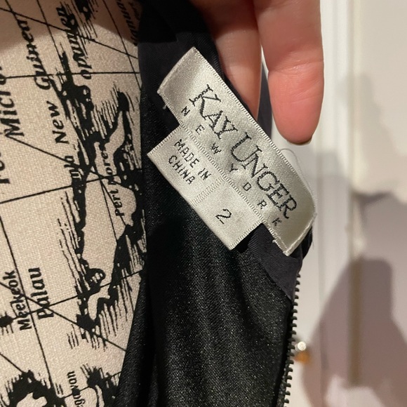 Vintage Ruched Asymmetric full Zip Twist Fit Bodice accordion Avant-G Minimalist - Picture 4 of 5